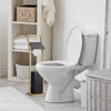 Relaxdays Bambukinis WC rinkinys juodas