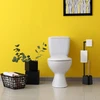 Relaxdays Bambuko ir nerūdijančio plieno WC komplektas