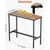 Vevor baro stalas 99x41x90.2 cm