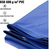Vevor Baseino saugos uždanga, 4x8 m, mėlyna PVC