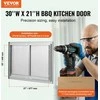 Vevor BBQ prieigos durys 762x532 mm iš nerūdijančio plieno