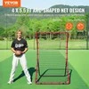 Vevor beisbolo ir softbolo grįžtamasis tinklas 4x5.5 pėdos