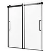 VEVOR Berėmis stumdomas vonios durys 142-152 cm x 152 cm