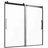 VEVOR Berėmis stumdomas vonios durys 142-152 cm x 152 cm