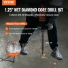 Vevor Betono deimantinė grunto grąžtas 32 mm, 355 mm