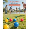 Vevor bocce kamuolių rinkinys 107 mm, 8 kamuoliai