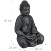 Relaxdays Budos figūrėlė iš keramikos 50 cm
