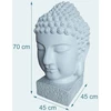 Relaxdays Budos galva 70cm