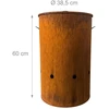 Relaxdays Corten plieno ugnies statinė