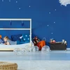 Relaxdays Daiktadėžė-suoliukas su medinėmis kojelėmis