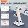 Vevor Dantų laboratorijos vežimėlis su 3 lentynomis