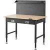 Vevor Daugiafunkcinis medinis darbastalis 121x61 cm su elektros lizdais