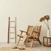 Relaxdays Dekoratyvinės kopėčios iš kaštonmedžio XL