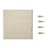 Vevor Dekoratyviniai sodo plytelės 4 vnt. 39.5 x 39.5 cm smėlio spalvos