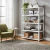 Relaxdays Didelio tvirtumo plieninė lentyna, 5 aukštų