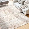 Vevor Didelis kilimas 152x244 cm neslystantis, atsparus plyšimui, modernus smėlio spalvos