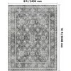 Vevor Didelis kilimas 243 x 305 cm pilkas