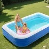 VEVOR Didelis pripučiamas baseinas šeimai