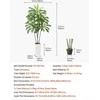 VEVOR Dirbtinė Dracena su baltu vazonu