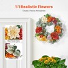 Vevor Dirbtinis vainikas 60 cm su hydrangeomis ir rožėmis