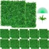 Vevor Dirbtinės buksmedžio panelės 24 vnt. interjerui ir eksterjerui