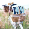 Relaxdays Dryžuotas pikniko kilimėlis mėlyna-balta