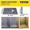 Vevor Dušo hidroizoliacinis komplektas 965x1524 mm su nutekėjimo anga