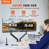 Vevor Dviejų monitorių laikiklis su dujiniais spyruoklėmis