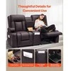 VEVOR Dviejų vietų atlošiama sofa su centriniu console