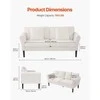 Vevor Dviejų vietų sofa iš veliūro audinio
