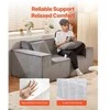 VEVOR Dviejų vietų šviesiai pilkas sofa be surinkimo