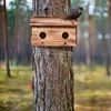 Kodustaar Dviguba inkilėlė degintos medienos išvaizdos