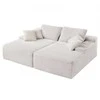 Vevor Dviguba poilsio sofa iš velvetinio audinio