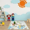 Relaxdays Dvigubas dėlionės kilimėlis: pelėda / dramblys