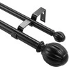 Vevor Dvigubi užuolaidų karnizai 92–183 cm reg