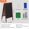 Vevor Dvipusė lauko lentelė su kreida 50x100 cm