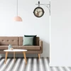 Relaxdays Dvipusis stoties laikrodis juodos spalvos