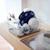 Relaxdays Džiovinimo stovas su stalo įrankių krepšeliu L