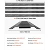 Vevor E-bėgių tvirtinimo bėgiai, 4-vnt. komplektas, 2.3 m