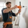 Vevor Elektrinis gręžimo maišytuvas su D formos rankena