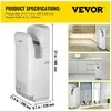 VEVOR elektrinis komercinis rankų džiovintuvas su HEPA filtru