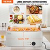 Vevor Elektrinis maisto šildytuvas su bain-marie