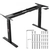 Vevor Elektrinis reguliuojamas stalo rėmas 65-129 cm H juodas