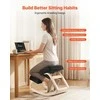 Ergonominė klūpėjimo kėdė iš medžio