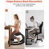 Vevor Ergonominė medinė kėdė su paminkštinimu