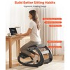 Vevor Ergonominė medinė kėdė su paminkštinimu