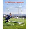 VEVOR Futbolo vartai 2,44 x 1,82 m iš PVC