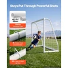 VEVOR Futbolo vartai 2,44 x 1,82 m iš PVC