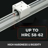 Vevor Linijiniai bėgeliai, SBR16, 500mm, Linijinio kreipimo sistema, CNC staklės, Guolių blokai