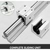 Vevor Linijiniai bėgeliai, SBR16, 500mm, Linijinio kreipimo sistema, CNC staklės, Guolių blokai